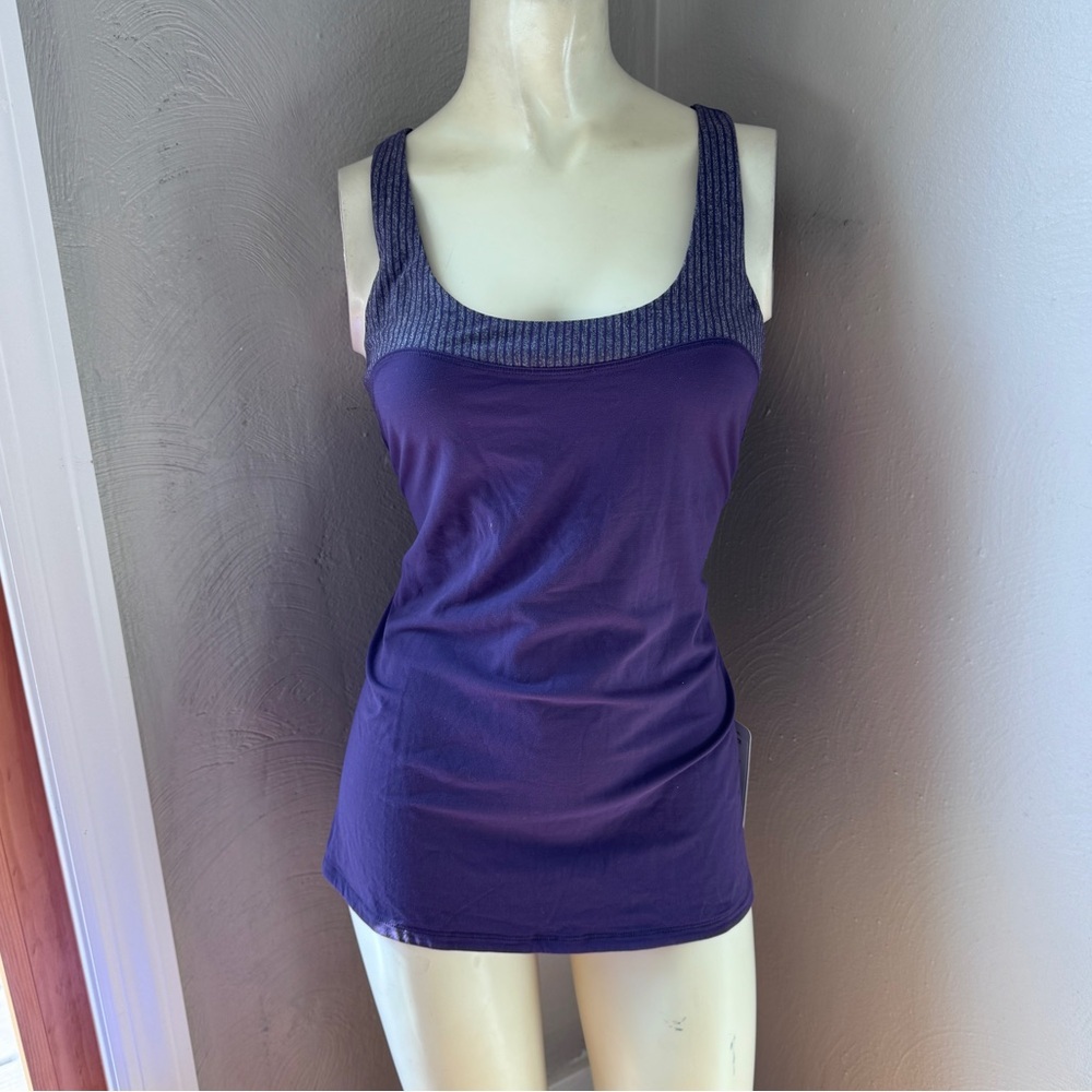 Lululemon run first base tank purple size 6 NWT